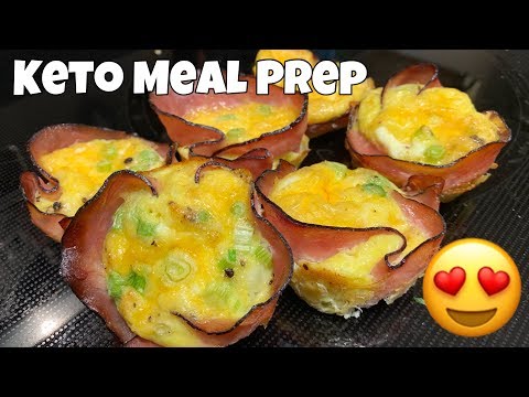 Ham & Cheese Egg Cups | Quick & Easy Keto Meal Prep