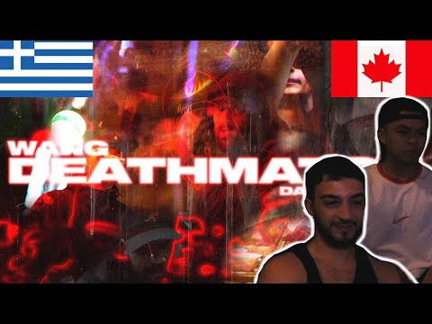 CANADIANS REACT TO GREEK RAP - WANG x DANI GAMBINO - DEATHMATCH (Official Music Video)