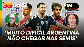 ARGENTINA COM 'BABA', 'CARNIFICINA EUROPEIA'... E O BRASIL? COLUNISTAS ANALISAM MATA-MATA DA COPA