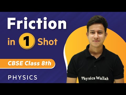 Friction in One Shot | Physics - Class 8th | Umang | Physics Wallah
