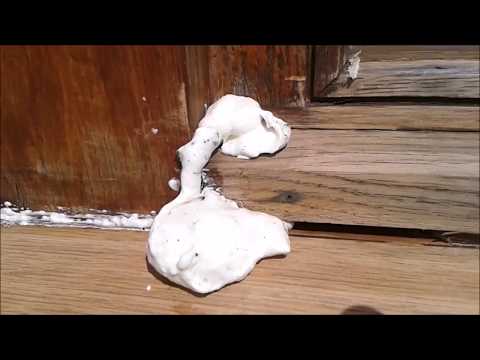 How to clean off Soudal Genius gap filling foam from paint or varnish