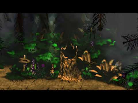DKC Forest Interlude with Rain for 1 hour