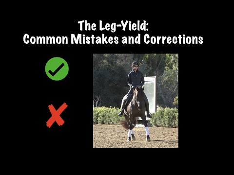 The Leg Yield: Common Mistakes and Corrections