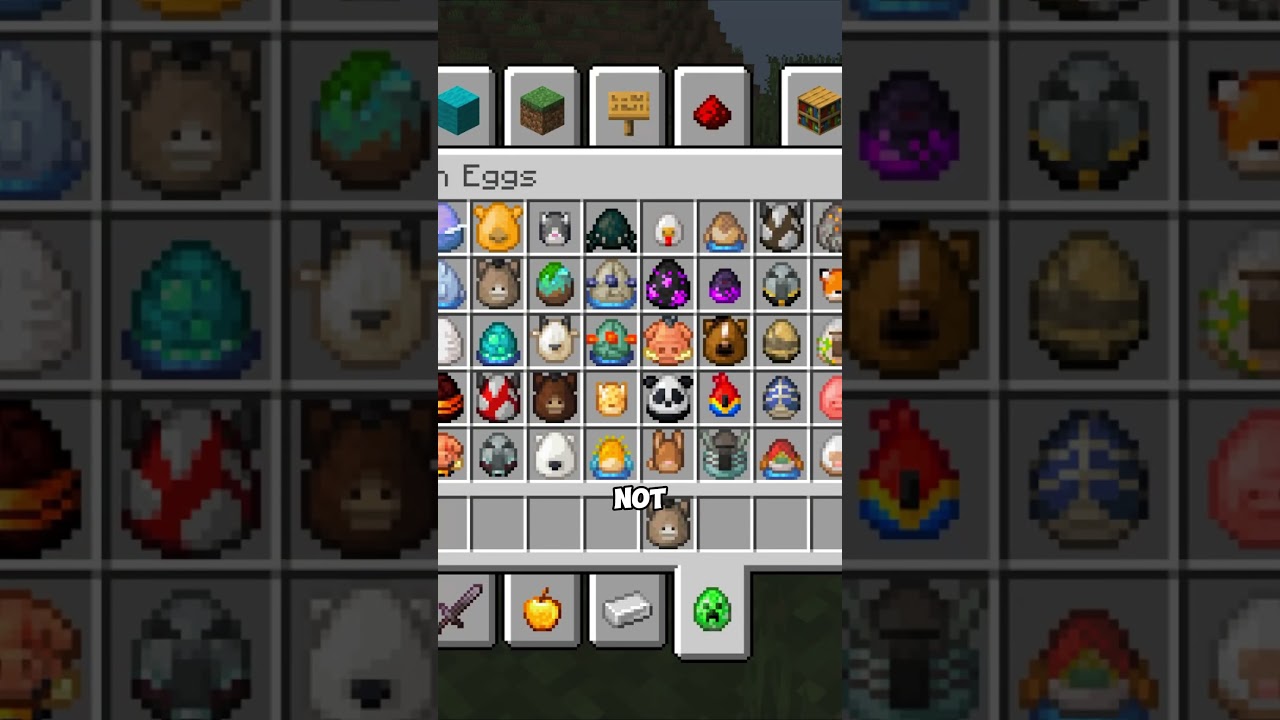 New spawn eggs #minecraft 25w08a