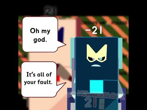 NB Swap 21/-21 is back! | #numberblocksstyle #numberblock #nb21