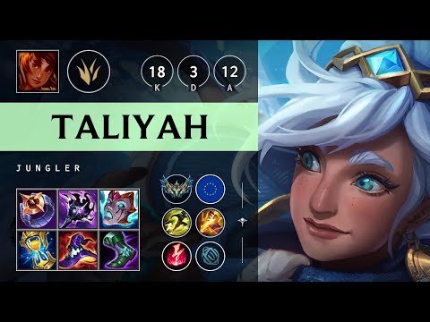 Taliyah Jungle vs Elise - EUW Challenger Patch 25.06