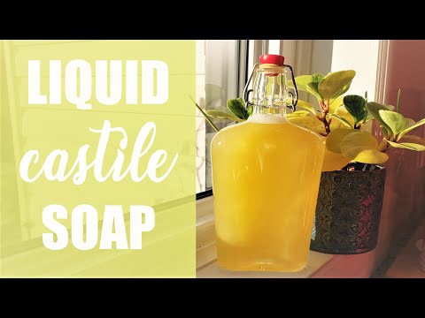 Pure Castile Soap from 100% Olive Oil – Step-by-Step Guide