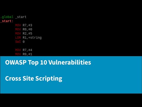 An Introduction to OWASP Top 10 Vulnerabilities - Cross Site Scripting (XSS)