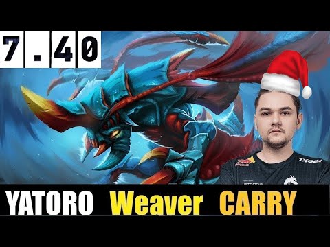 🤯 YATORO [Weaver] HC 7.40 - DOTA 2 HIGHEST MMR MATCH#dota2    #dota2gameplay  #yatorodota2