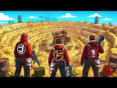 We CLAIMED SULFUR QUARRY on WIPE DAY for UNLIMITED SULFUR - Rust
