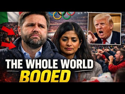 JD Vance BOOED by Entire Stadium at Milan Olympics as Trump Melts Down on Air Force One