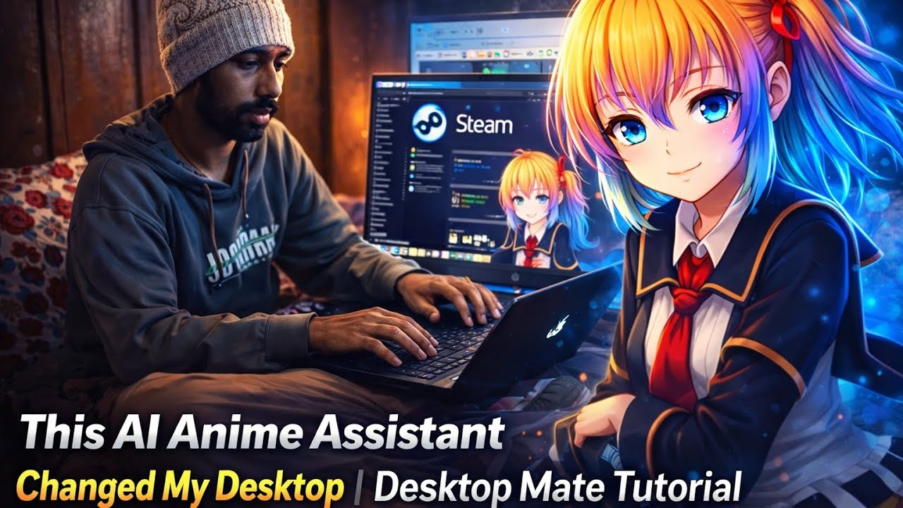 This AI Anime Assistant Changed My Desktop | Desktop Mate Tutorial