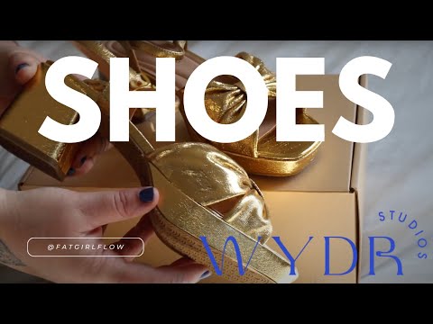 WIDE WIDTH SHOES from Wydr Studios!
