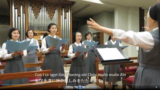 Các Sơ người Nhật hát Thánh ca bằng Tiếng Việt - Tán Tụng Hồng Ân