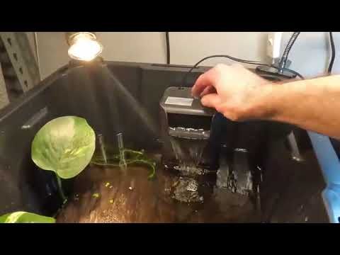 220GPH 10W Turtle Tank Filter Aquarium Filter Power Adjustable 10 40 Gal  Small Internal Filter 3 St