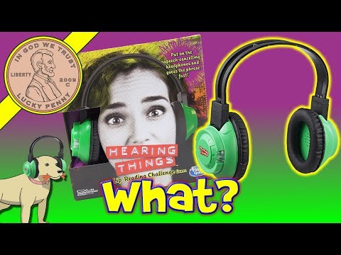 How To Play The Game Hearing Things - The Lip Reading Challenge Game - Read My Lips!
