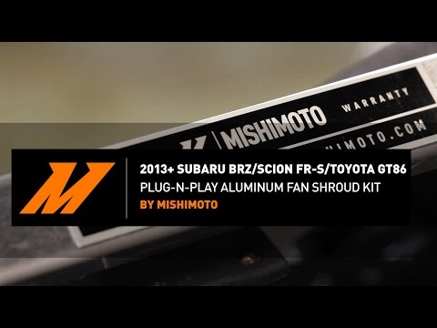 Performance Aluminum Fan Shroud Kit for the 2013+ Subaru BRZ / Scion FR-S / Toyota GT86 Install