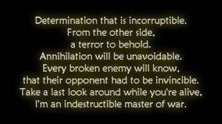 Disturbed - Indestructible [Lyrics]