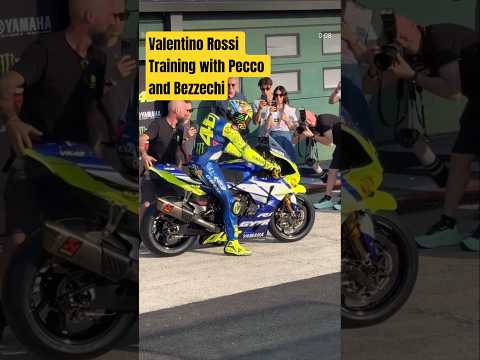 Valentino Rossi Training With Pecco Bagnaia and Marco Bezzechi and others VR46 Riders