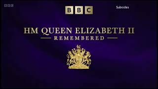 BBC Two minute silence to remember the Queen