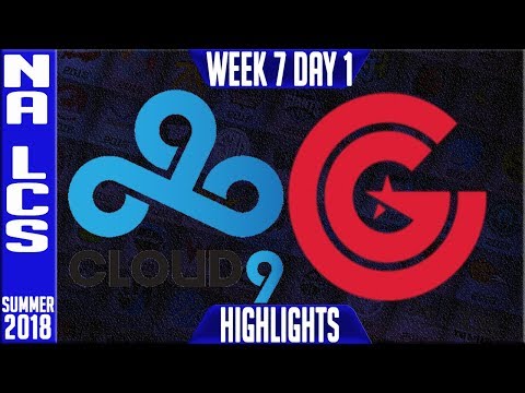 C9 vs CG Highlights | NA LCS Summer 208 Week 7 Day 1 | Cloud9 vs Clutch Gaming