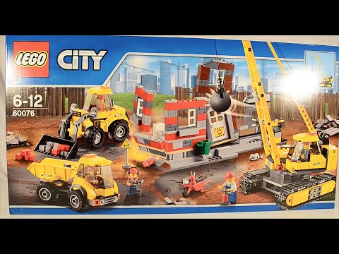 Lego Demolition Set #60076 Review - Unboxing - Build