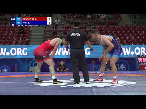 1/2 FS - 79 kg: O. ADEISHVILI (GEO) v. S. YARI (IRI)