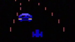Night Driver Atari 2600 Gameplay