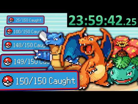 I Caught All 150 Original Pokemon in one Sitting... it was a mistake