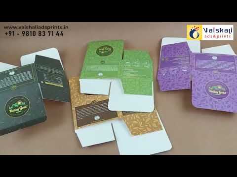 Tea Sachets Packaging Box