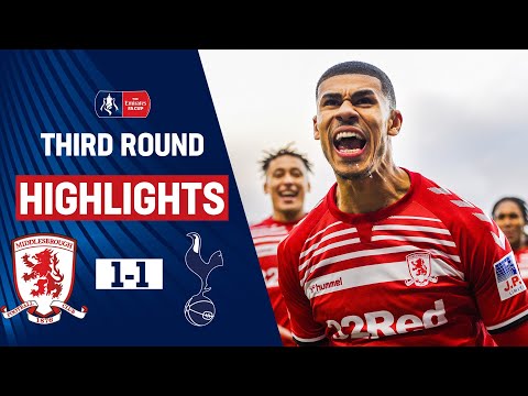 Moura Cancels Out Fletchers Opener | Middlesbrough 1-1 Tottenham Hotspur | Emirates FA Cup 19/20