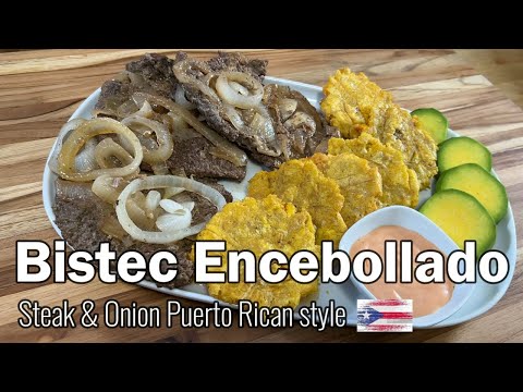 Bistec Encebollado estilo Puerto Rico (how to make Puerto Rican style steak & onion)
