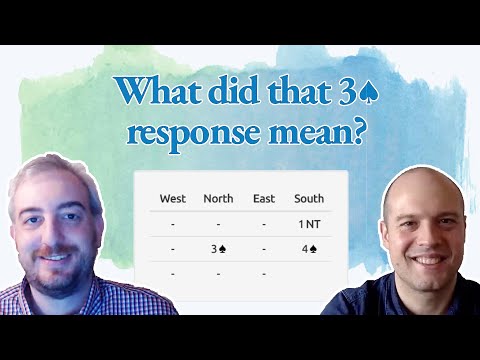 What did partner's 3♠ response to my 1NT opening bid mean?