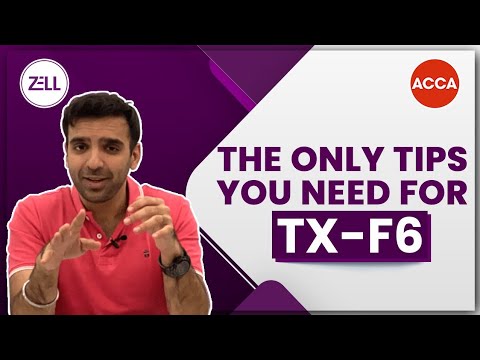 3 tips under 3 minutes for ACCA TX Paper | Exam tips and tricks for ACCA F6