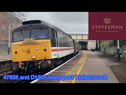 **LEGEND DRIVER** 47828 and D1935 makes tones something else at Christchurch 07.08.21