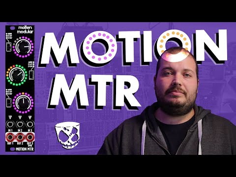 Audio & CV VISUALISED I love a Eurorack utility! // Motion Meter (MTR) from Molten Modular & Befaco