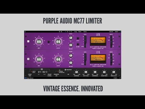Purple Audio MC77 Teaser
