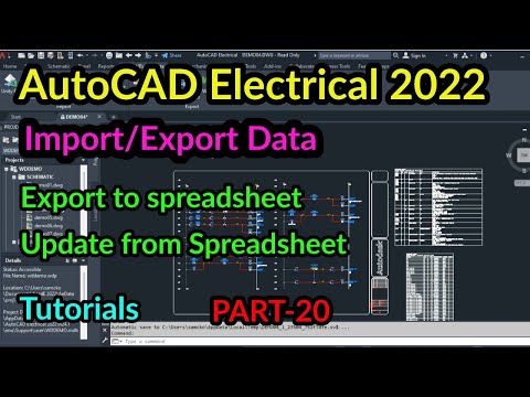 AutoCAD Electrical 2022 Introduction PART 1 SOFTWARE Introduction