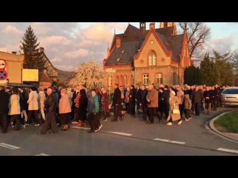 Procesja rezurekcyjna u św. Antoniego w Pieszycach 2017 r.
