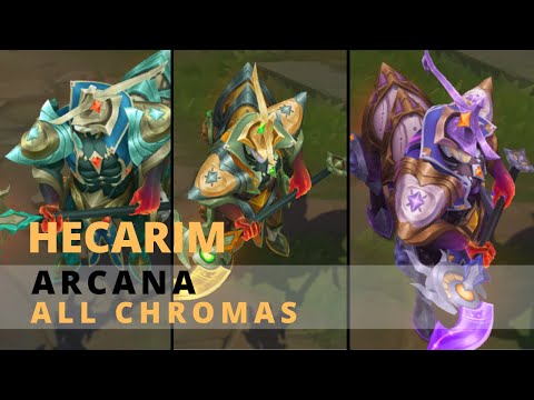 Arcana Hecarim All Chromas - League Of Legends