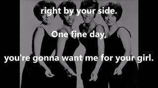 One Fine Day  THE CHIFFONS (with lyrics)