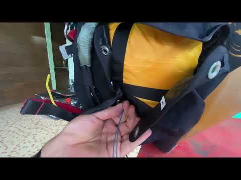 Tutorial de como instalar o paraquedas reserva nos chassis Parajet.