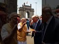 Modi Trump Enjoying Bajjis At Gateway Of India Modi Trump Friendship Mirchibajji Funnyvideo