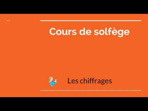 Cours de solfège   les chiffrages