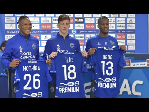 Conférence | Présentation officielle de Mothiba, Ilić et Ugbo
