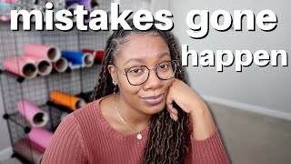 You're gonna make mistakes in business 🤷🏾‍♀️ you can't avoid it…lessons I’ve learned so far