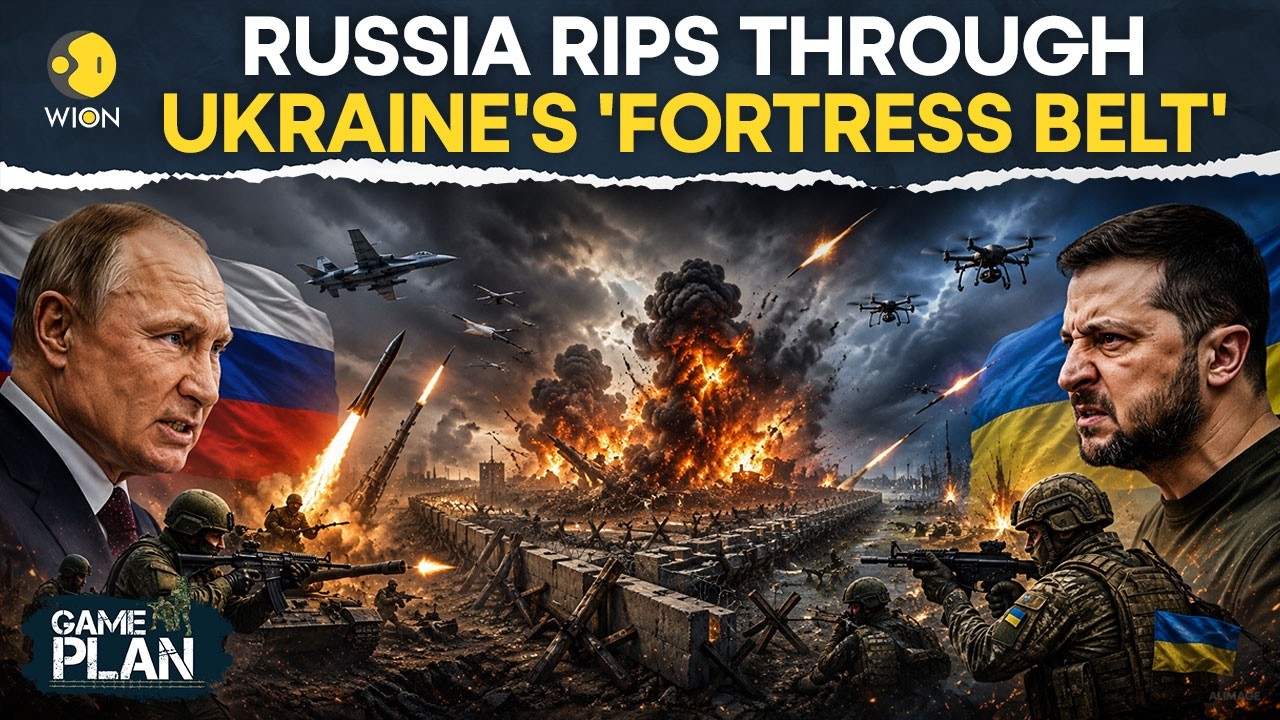 Russian Missiles Batter Ukraine's Last Defensible Frontline | Fall of Kostiantynivka |WION GAME PLAN