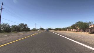 preview picture of video 'Camino De La Tierra west onto Valencia Road, Tucson, 5 November 2014, GP010111'