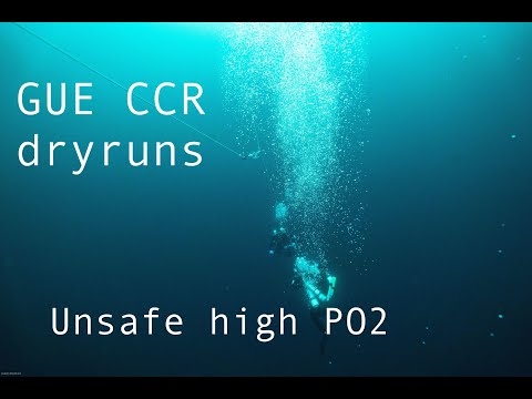 Field drill of a high and unsafe PO2 on a GUE CCR