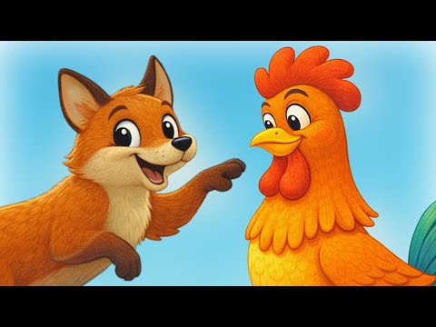 🐓🦊 Kogut i Lis 🎶✨ Piosenka o odwadze i przyjaźni 🌙🌾 #piosenkidladzieci #Kogut #hit #muzykadladzieci